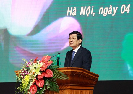Президент СРВ Чыонг Тан Шанг прославил народные силы общественной безопасности - ảnh 1